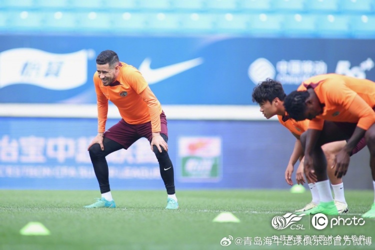 踩场掠影：球队完成踩场训练，静待明日与北京国安的比赛